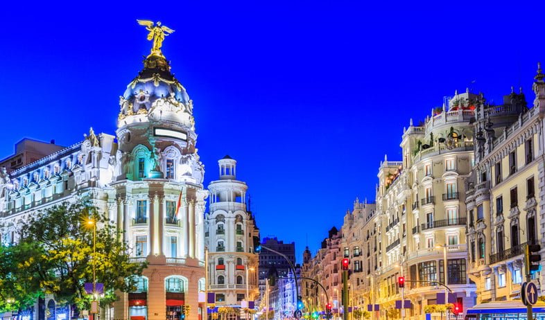 ספרד - תמונה של בנינים במדריד