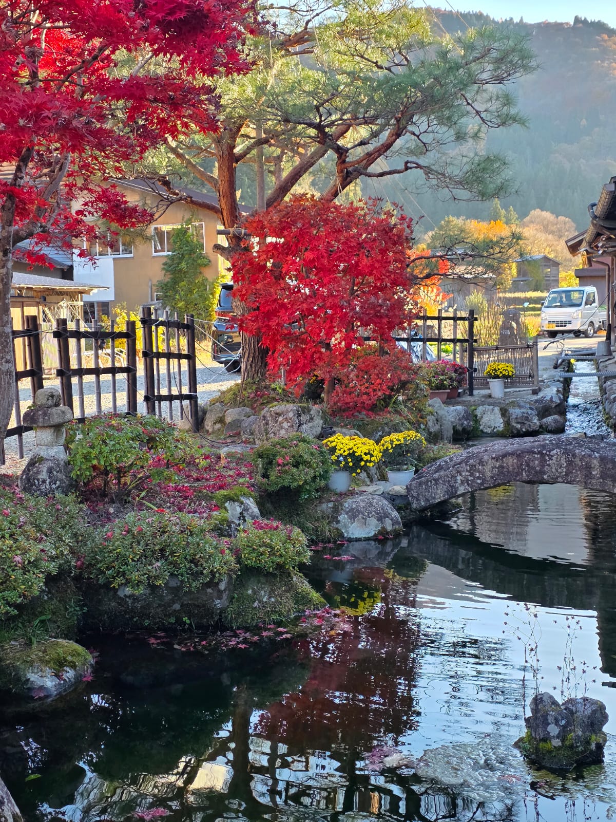 גשר אבן וגן יפני
